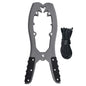 Portable Kayak Grip Anchor with Large Clamping Mouth Fishing Brush Gripper 16 Feet Paracord Gear Stainless Steel Anchor Grip