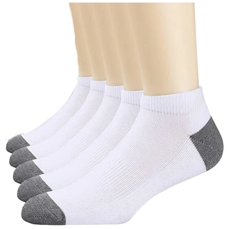 10pairs Men's Fashion Cotton Breathable Comfortable Ankle Socks, Men's Summer Socks