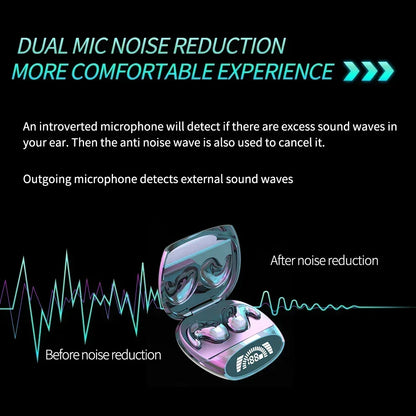 Wireless Sports Bluetooth Headphones Highend Tws Dual Ear Sleep In Ear Md538 Mini Painless Call Noise Cancelling Thin Headphones