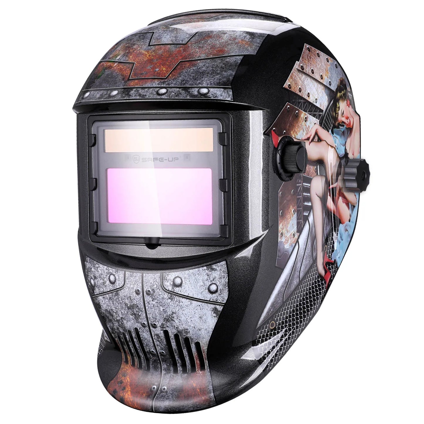 SAFEUP Welding Mask Professional Auto Darkening Welding Helmet True Color for MMA MIG Arc Welding Machine Welder Automatic