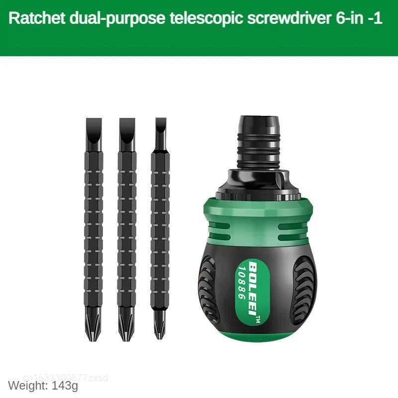 Xiaomi High Quality Ratchet Screwdriver Set with Multifunctional Adjustable Inner Cross Shaped Triangular Plum Screw Driver Set