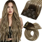 [Hot Sale] Moresoo Clip in Hair Extensions Real Natural Hair Remy Straight Set 5&7 Pcs Brazilian Clip in Human Hair Extensions