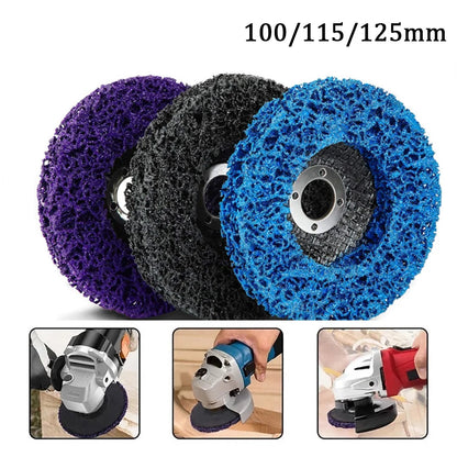 1PCS100/115/125mm Coral Disc Poly Strip Disc Diamond Grinding Wheel Flap Disc for Angle Grinder Paint Rust Removal Clean Abrasiv