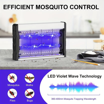 USB-Powered Wall Mounted Mosquito Killer Lamp: Suitable for Indoor, Yard, Kitchen, Bedroom, Living Room and More - Pest Control, Apartment Essentials, College Dorm Essentials, Household Gadgets