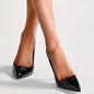 Elegant Voaboasy Women's Stiletto Heels - Pointed Toe, Faux Cover Dress Pumps for All Seasons, VOABOASY