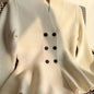 Visually V-Neck Cardigan - Solid Color, Thick Knit, Loose Fit, Warm, Viscose and Polyester Blend, Perfect for Fall/Winter