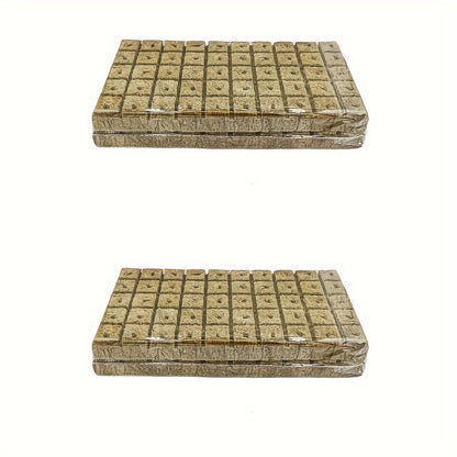 200pcs Rockwool Starter Cubes, Fabric Propagation Plugs for Cuttings, Seed Germination, and Plant Rooting, Non-Fertilized, Breathable, Moisture-Retaining Plant Starter Blocks