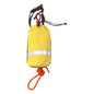 High-Strength 8mm x 16m Orange Survival Rope Bag for Water Sports - Durable Polypropylene, Long Casting Distance, Quick Release Buckle