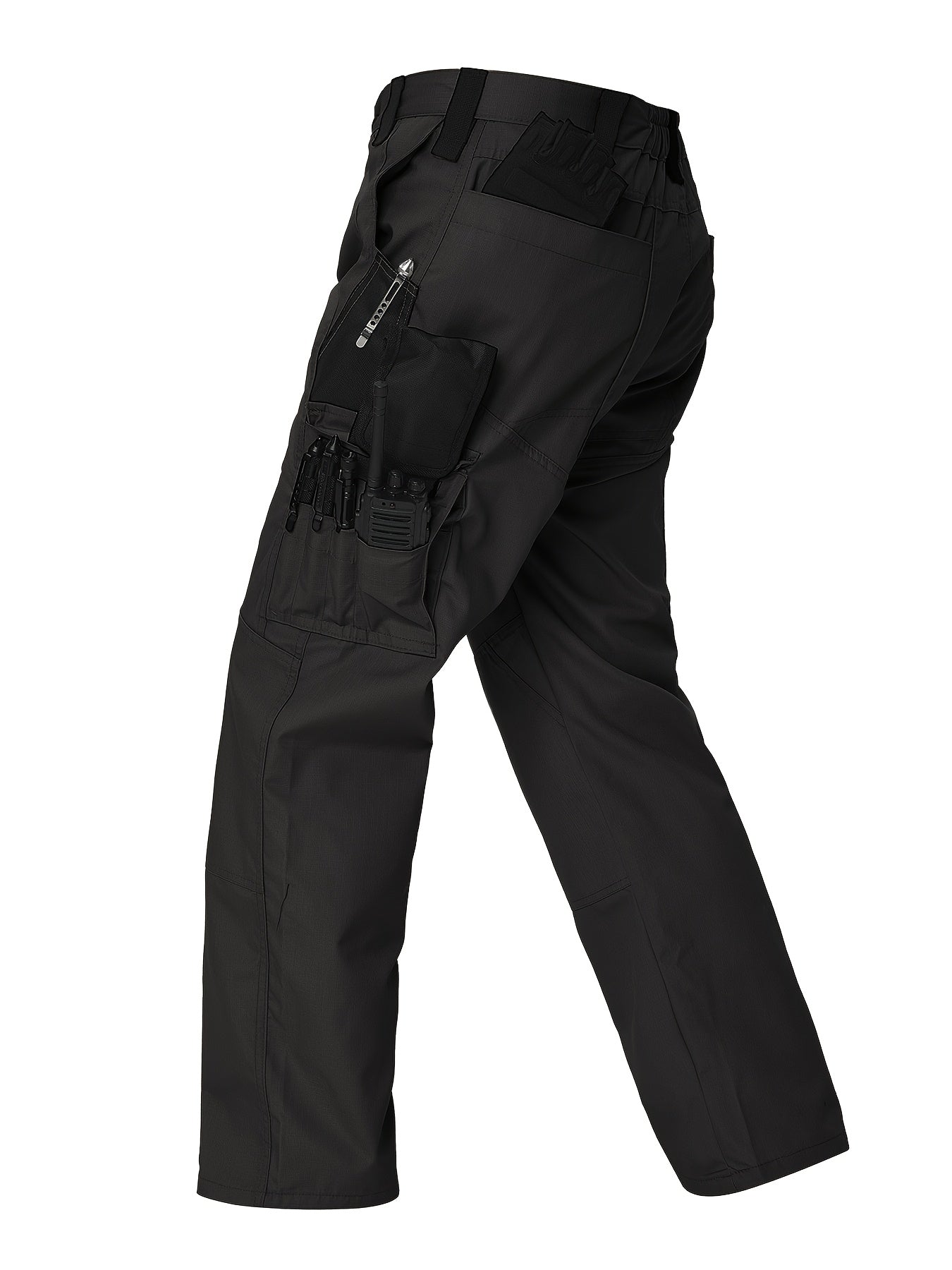 Mens Cargo Pants with Spacious Pockets - Relaxed Straight Leg, Breathable & Durable for Outdoor Adventures - Ideal for Hiking, Fishing, and Casual Wear