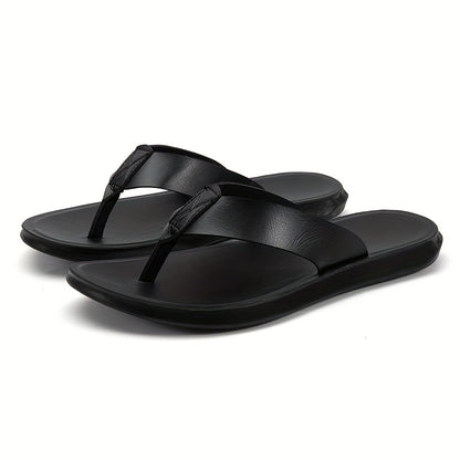 MAGIC LIONS-Comfortable and Durable Brown Men'S Business Casual Slippers - Indoor/Outdoor Beach Sandals.Men'S Synthetic Thong Sandals, Casual Non Slip Flip-flops Shoes ToePost Sandals For Indoor Outdoor Beach, Spring And Summ