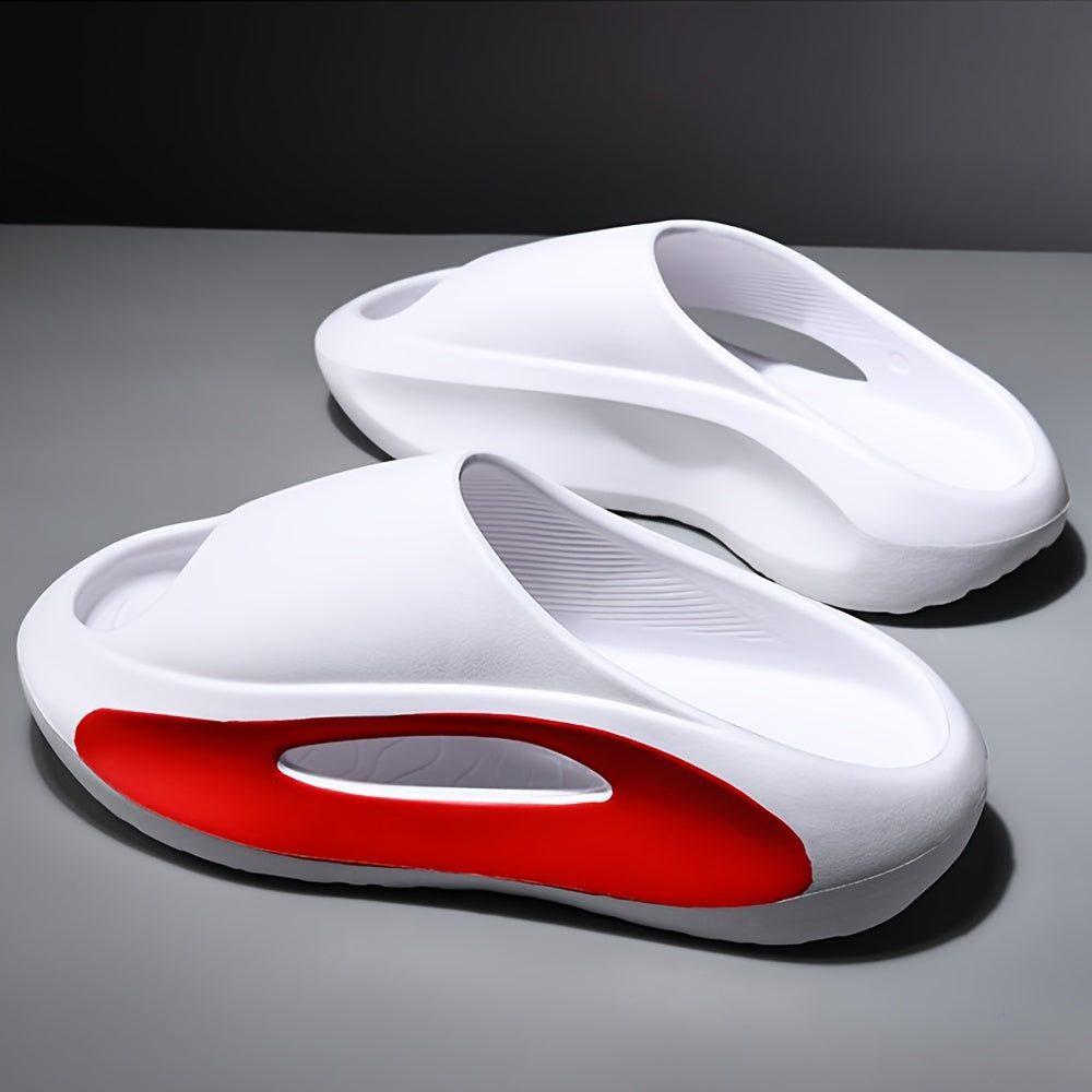 Unisex Casual Open Toe Slides, Durable Slip On Shoes, Platform Shoes, House Shoes, Spring And Summer