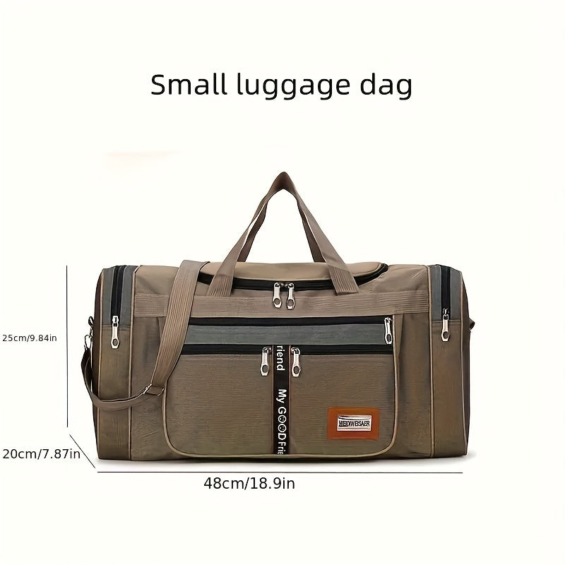 Multifunctional Luggage Bag, Large-capacity Travel Bag, Men's Foldable Portable Clothing Storage Bag, Business Trip Bag