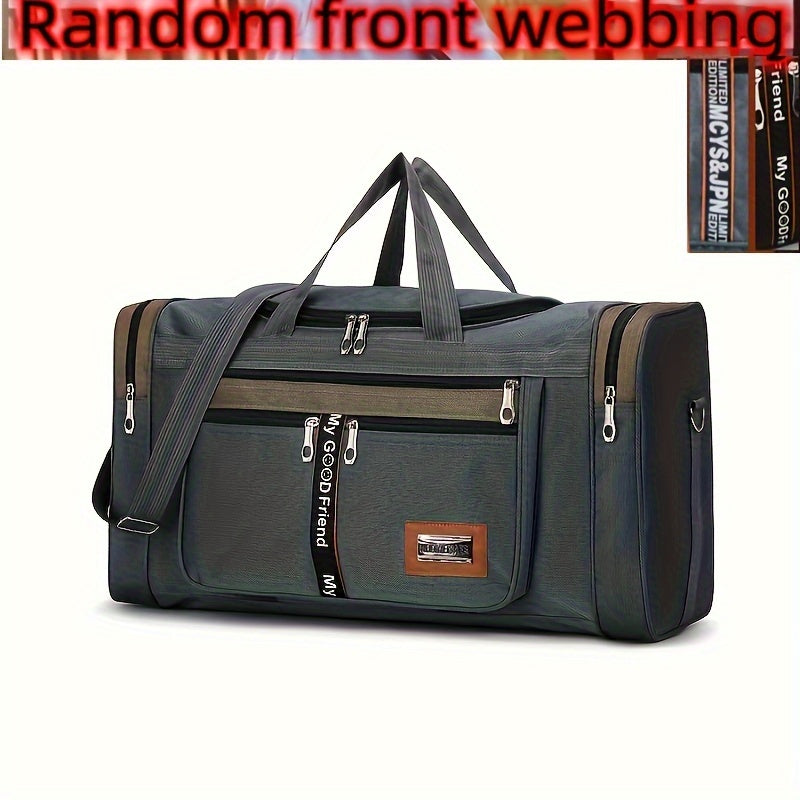 Multifunctional Luggage Bag, Large-capacity Travel Bag, Men's Foldable Portable Clothing Storage Bag, Business Trip Bag