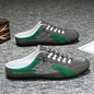 Men's Trendy Color Block Hollow Out Mule Shoes, Comfy Non Slip Casual Durable & Breathable Slippers, Men's Outdoor Footwear