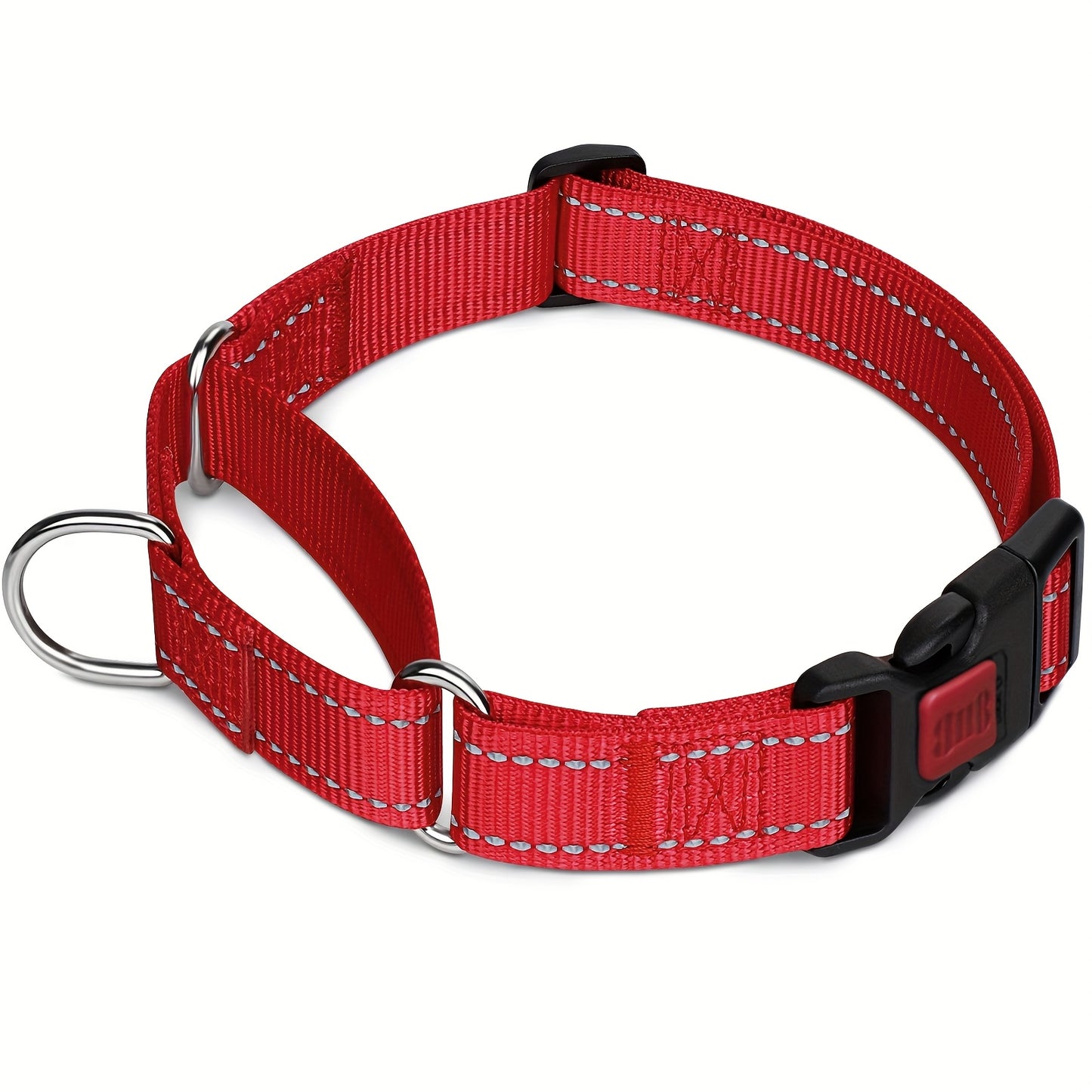 Joytale Martingale Collar For Dogs With Quick Release Buckle, Reflective Heavy Duty Puppy Collar For Safety, Adjustable Dog Nylon Collars For Small Medium Large Breed Dogs Walking Training