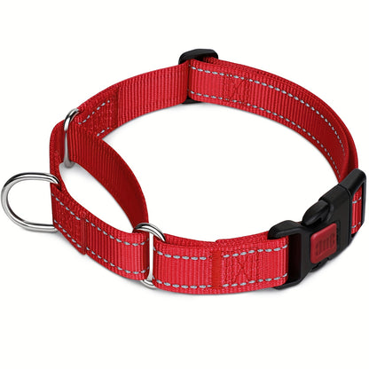 Joytale Martingale Collar For Dogs With Quick Release Buckle, Reflective Heavy Duty Puppy Collar For Safety, Adjustable Dog Nylon Collars For Small Medium Large Breed Dogs Walking Training