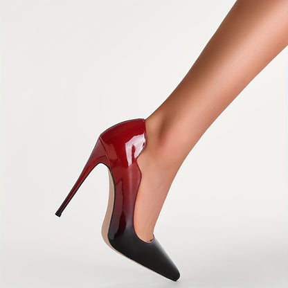 Elegant Voaboasy Women's Stiletto Heels - Pointed Toe, Faux Cover Dress Pumps for All Seasons, VOABOASY