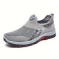 Men's Slip On Mesh Breathable Non Slip Sneakers, Durable Comfy For Spring Summer Outdoor Hiking Camping Climbing