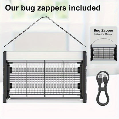 USB-Powered Wall Mounted Mosquito Killer Lamp: Suitable for Indoor, Yard, Kitchen, Bedroom, Living Room and More - Pest Control, Apartment Essentials, College Dorm Essentials, Household Gadgets