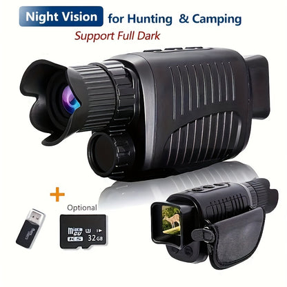 R7 1080P Infrared Monocular HD Night Vision Device, Take Pictures Handheld Portable Telescope 10X Digital Zoom 7 Gears Adjustable Infrared Night Vision Built-in Battery Christmas, Halloween Gift