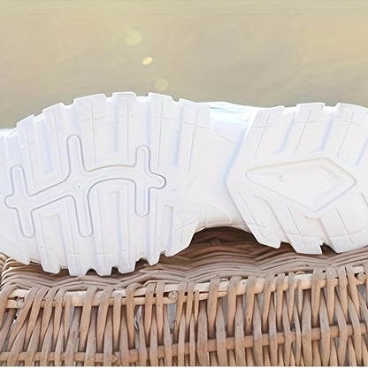 Breathable Mesh Women's Comfy Platform Sneakers, Trendy Casual Sports Shoes for Outdoor Running Trainers