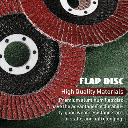 10pcs 10.16 cm Flip Discs for Grinder 60 Grit Grinding Discs Abrasives Grinding Tools Grinding Discs for Metal Rust Removal And Polishing