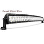 106.68 cm Curved LED Light Bar, Ultra Bright Combo Beam Driving Lights, Off-Road LED Work Lights, 12-24V High Luminance Over 3000 Lumens, with No Battery, for Trucks, Pickups, SUVs, ATVs, UTVs, Boats, 4x4s, Vans, Motor Vehicl
