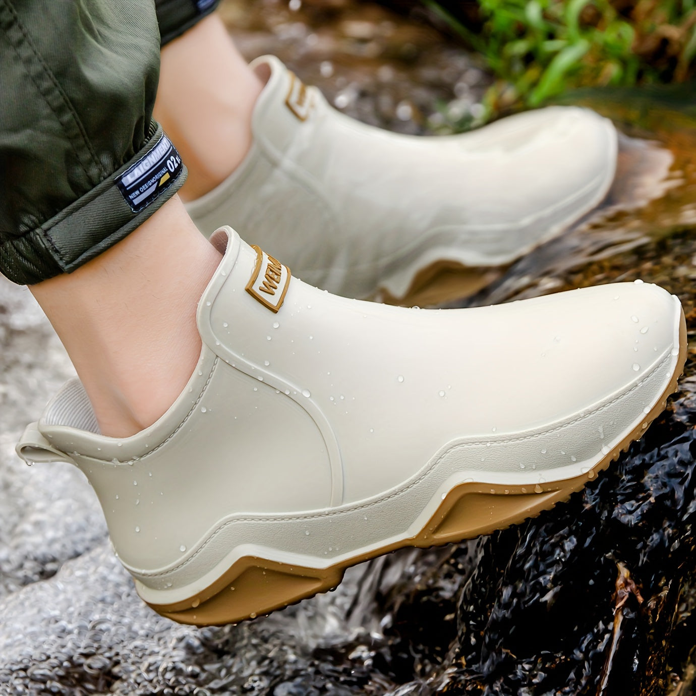 Women & Men Trendy Outdoor High Quality Non-slip Rain Boots, Kitchen Shoes, Garden Shoes, Motorcycle Waterproof Shoes, Rain Shoes, Water Shoes, Fishing Shoes