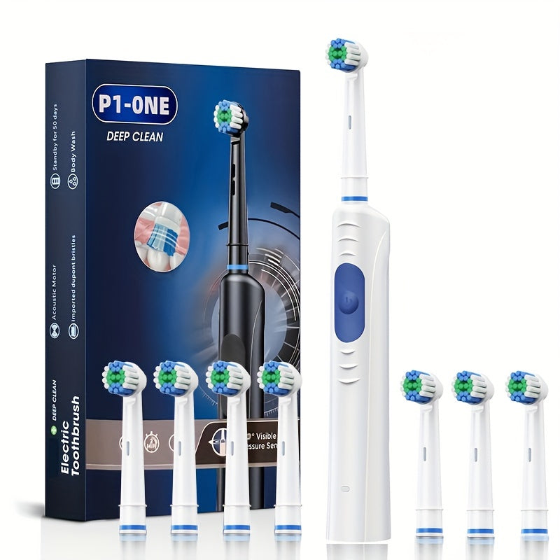 Electric Toothbrush, Adult Rechargeable Fully Automatic Intelligent Toothbrush For Student/Men/Women/Couple, Deep Cleaning Teeth Cleaner