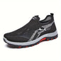 Men's Slip On Mesh Breathable Non Slip Sneakers, Durable Comfy For Spring Summer Outdoor Hiking Camping Climbing