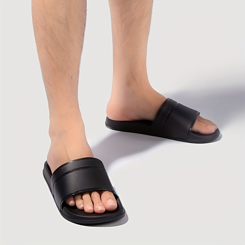 Plus Size Mens Fashion EVA Slippers - Open Toe Non-slip Sole - Perfect For Summer Outdoor Activities And Indoor Leisure