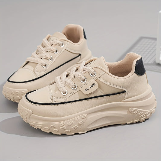 High-looking White Shoes Women's Tennis Shoes Elegant Women's Flat Shoes Comfortable Casual Sports Shoes