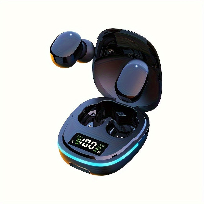 2024 Touch Control Wireless Earbuds with LED Display - TWS In-Ear Headphones for Gaming, Music & Sports - Compatible with iOS/Android