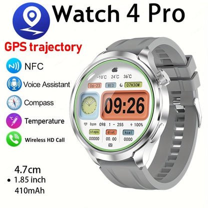 Onegra'S New GT4 PRO MAX Smart Watch Is Equipped with 1.85-Inch High-Definition Full Touch Screen 410Ma Large Battery GPS Tracker NFC Compass Smart Watches for Men And Women And Other Multifunctional 2024+ Holiday Gifts.