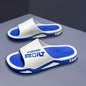 Fashion Mens Sport Slides - Sport Sandals & Slides With Anti-Slip Sole - Trendy Men'S Alphabet Design Slippers - Ideal For Spring And Summer Beach