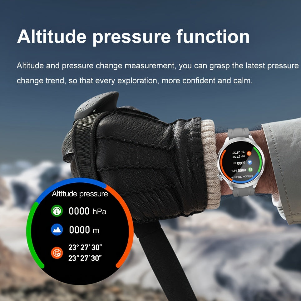 Onegra'S New GT4 PRO MAX Smart Watch Is Equipped with 1.85-Inch High-Definition Full Touch Screen 410Ma Large Battery GPS Tracker NFC Compass Smart Watches for Men And Women And Other Multifunctional 2024+ Holiday Gifts.