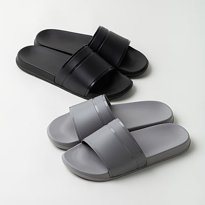 Plus Size Mens Fashion EVA Slippers - Open Toe Non-slip Sole - Perfect For Summer Outdoor Activities And Indoor Leisure