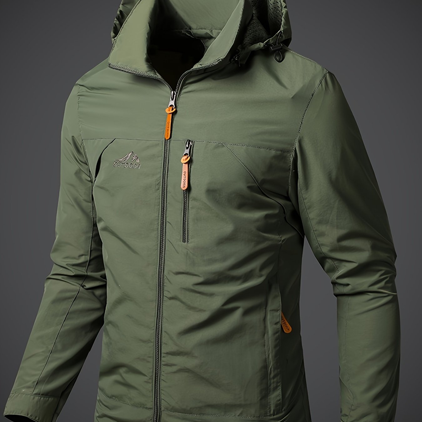 Classic Essential Outdoor Lightweight Hooded Jacket - Windproof Strike Coat With Regular Fit - Perfect For Men In Spring And Autumn