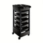 Salon Trolley Cart, Hair Styling Salon Trolley Cart With Wheels And 5 Drawers, Salon Rolling Cart For Extra Hairdresser Storage, Tool Free Rolling Salon Cart For Hair Stylist, Hairdresser, Beauty, Tattoo