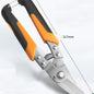 Professional Industrial Shears, JRF Stainless Steel Scissors, Tin Snips For Metal Sheet & PVC Pipe Cutting