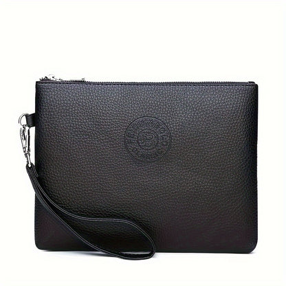 Soft Handbag For Men, Envelope Wrist Bag For Daily Commute