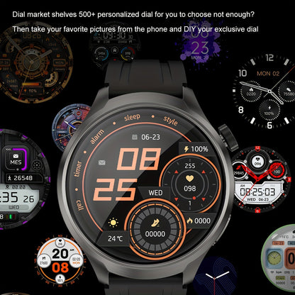 Onegra'S New GT4 PRO MAX Smart Watch Is Equipped with 1.85-Inch High-Definition Full Touch Screen 410Ma Large Battery GPS Tracker NFC Compass Smart Watches for Men And Women And Other Multifunctional 2024+ Holiday Gifts.