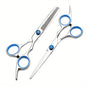 2pcs/set Hair Styling Tools Kit Stainless Steel Hair Cutting Scissor Hair Thinning Scissor Hair Trimming Tools Professional Hair Shears For Barber Salon Home Uses
