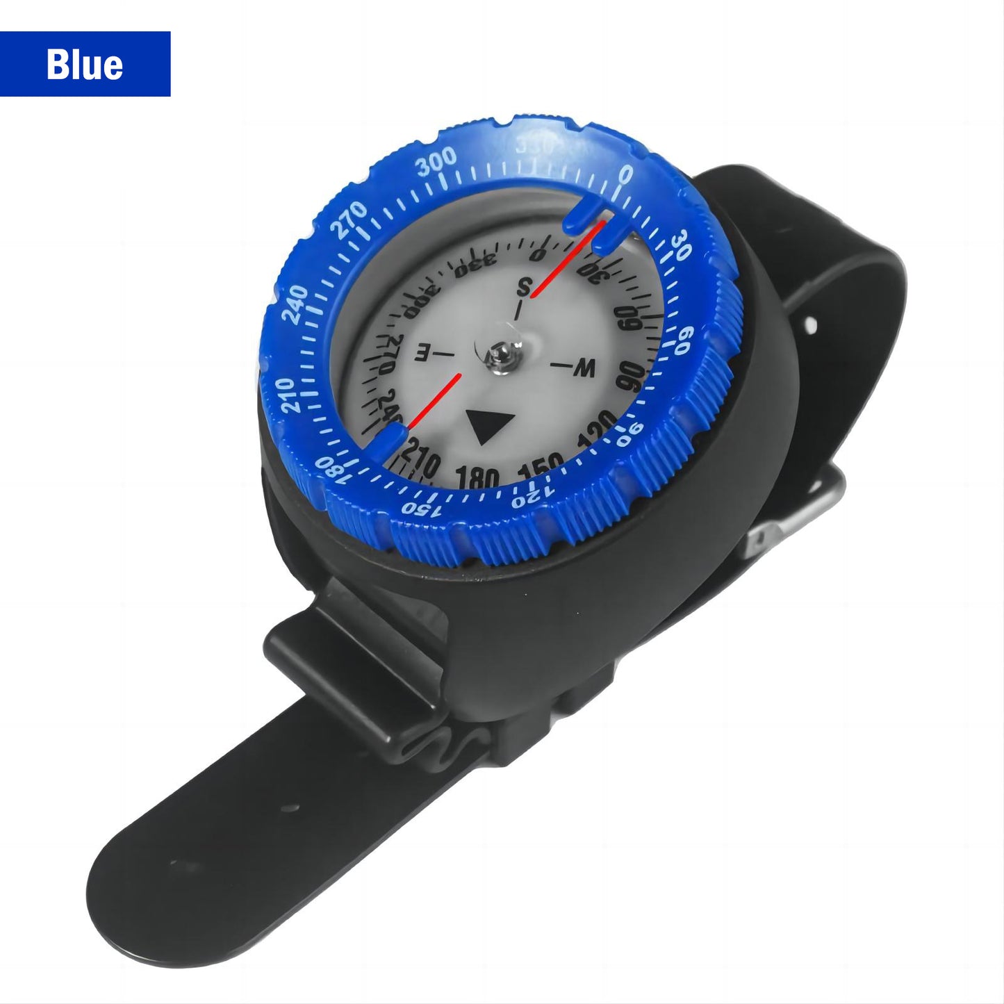 Compass, Professional Waterproof Wrist Compass With TPU Band, Luminous Compass For Outdoor Diving, Sailing, Hiking, Survival Emergency