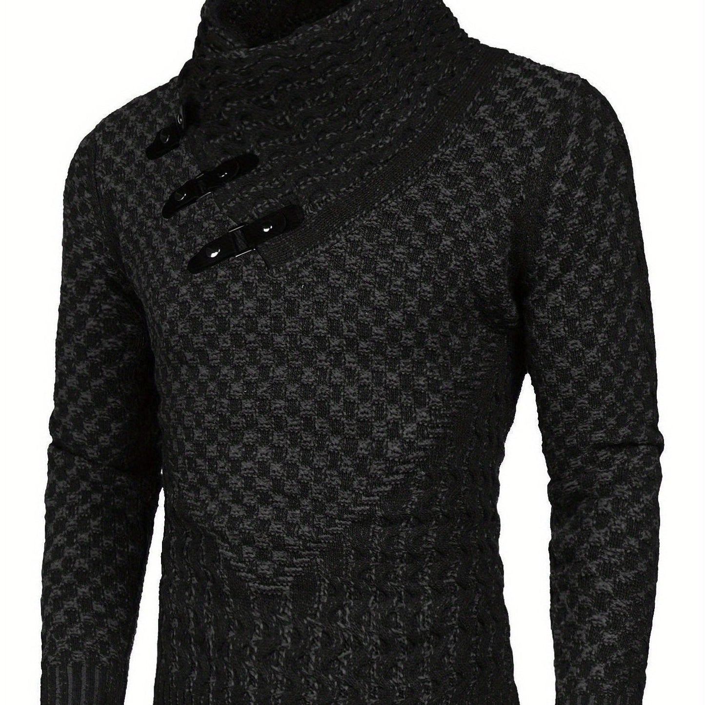 Men'S Novelty Turtleneck Pullover